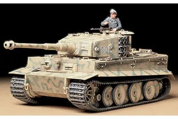 Expressz kézbesítés Tamiya GERMAN TIGER I MID PRODUKTI harcjármű makett