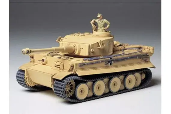 Végkiárusítás Tamiya WWII Tiger I Init./Frühe Produktion harcjármű makett