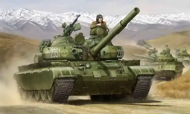 Utolsó esély Trumpeter Russian T-62 BDD Mod. 1984 katonai jármű makett