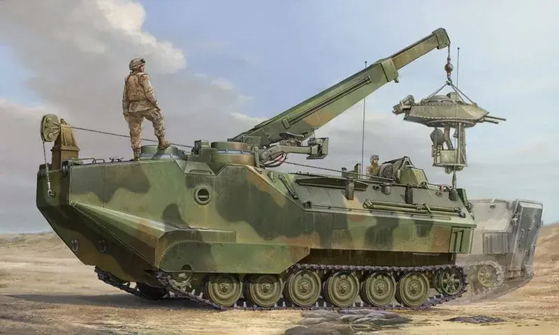 Hobby Boss AAVR-7A1 Assault Amphibian Vehicle Recovery makett Utolsó esély