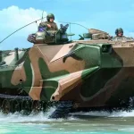 Hobby Boss AAVP-7A1 Assault Amphibian Vehicle Personnel makett Újdonság