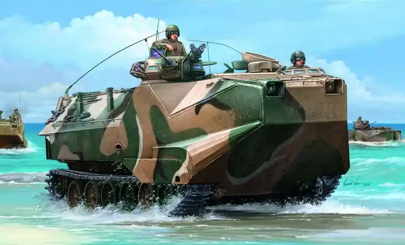 Hobby Boss AAVP-7A1 Assault Amphibian Vehicle Personnel makett Újdonság