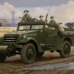 Hobby Boss M3A1 Scout Car ‘White‘ Early Version makett Gyors kiszállítás