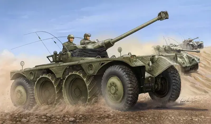 Exkluzív ajánlat Hobby Boss French EBR-11 Wheeled Reconnaiss.Vehicle makett