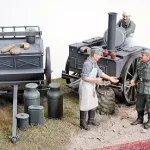 Biztonságos fizetés Tamiya German Field Kitchen Scenery dioráma / makett kiegészítő