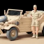 Tamiya German Kubelwagen Type 82 - Africa Corps katonai jármű makett Árcsökkenés