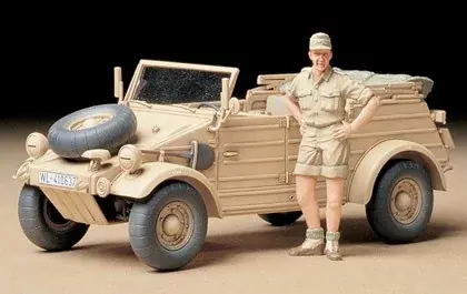Tamiya German Kubelwagen Type 82 - Africa Corps katonai jármű makett Árcsökkenés