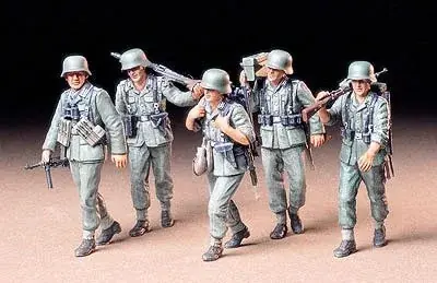 Tamiya German Machine Gun Crew katonai jármű makett Kedvezményes ár