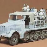 Tamiya German 8T Half Track Sdkfz 7/1 harcjármű makett Szuper akció