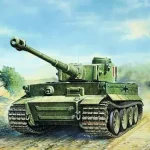 Gyors kiszállítás Italeri TIGER I Ausf. E/H1 makett