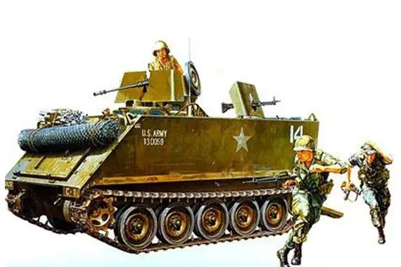 Tamiya US M113 Arm.Cavalry Assault Veh.(3) harcjármű makett Olcsóbb