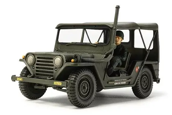 Tamiya US M151A1 Transportfahrzeug Vietnam katonai jármű makett Vedd meg most