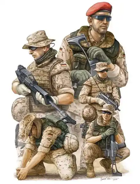 Trumpeter Modern German ISAF Soldiers in Afghanist figura készlet Utolsó esély