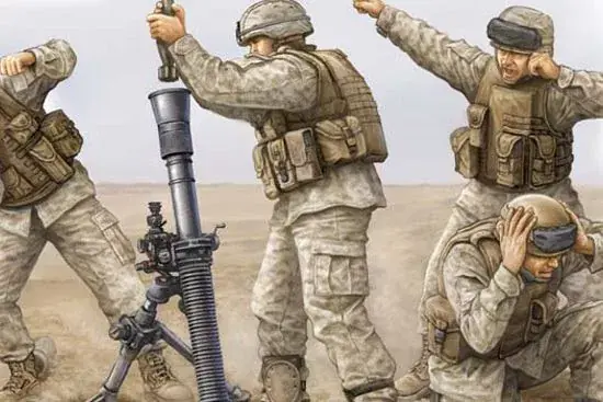 Azonnali szállítás Trumpeter Modern U.S. Marine M252 Team figura készlet