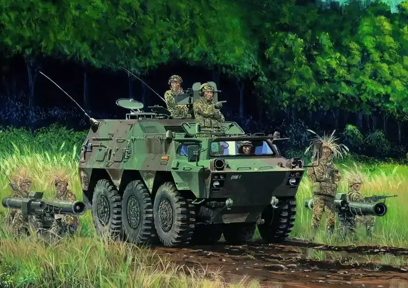 Azonnal elérhető Trumpeter JGSDF Command Post műanyag makett