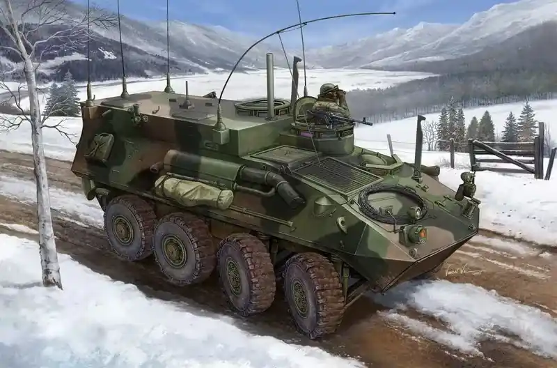 Trumpeter USMC LAV-C2 Command Control Vehicle páncélozott harcjármű makett Ne maradj le