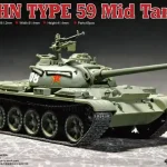 Biztonságos fizetés Trumpeter Chinese Type 59 Main Battle Tank harckocsi makett