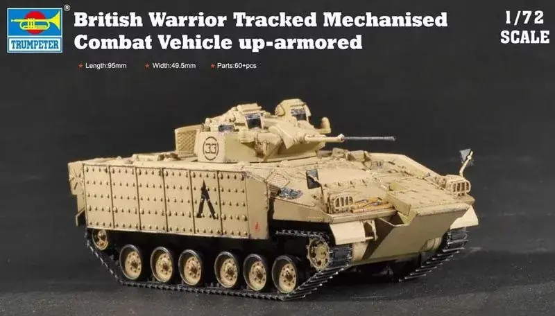 Kiárusítás Trumpeter British Warrior Tracked Mech.Combat Veh. gyalogsági harcjármű makett