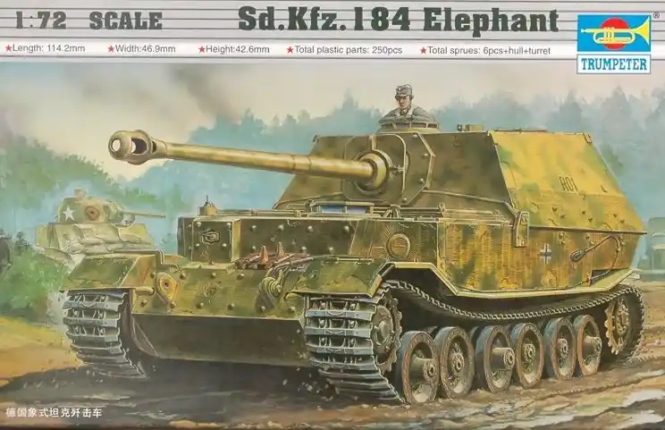 Ajánlat Trumpeter Sd.Kfz. 184 Tiger Elefant harckocsi makett