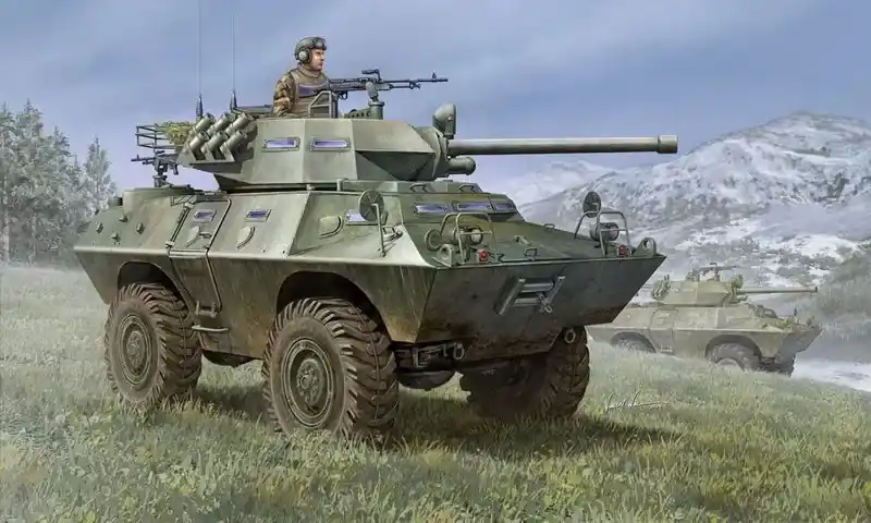 Vedd meg online Hobby Boss LAV-150 APC 90mm Mecar Gun makett