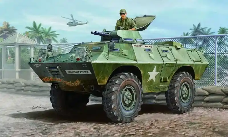 Hobby Boss M706 Commando Armored Car in Vietnam makett Ajánlat