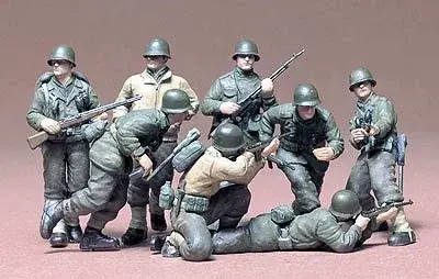 Tamiya U.S. Infantry Eur Theater Kit katonai figura készlet Csak ma