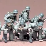 Tamiya German Panzer Grenadiers Kit harcjármű makett Biztonságos fizetés