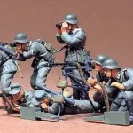 Tamiya German Machine Gun Troops Kit katonai figura készlet Ne maradj le