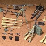 Tamiya German Infantry Weapons Set katonai figura készlet Népszerű