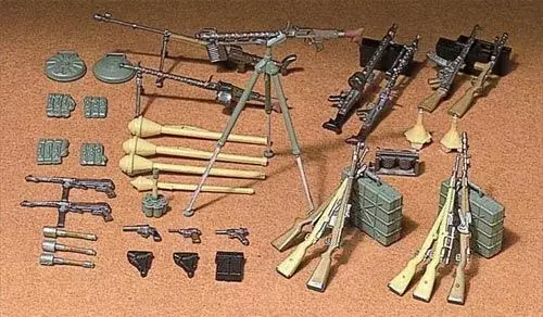 Tamiya German Infantry Weapons Set katonai figura készlet Népszerű