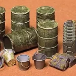 Legkelendőbb Tamiya Jerry Can Set dioráma / makett kiegészítő