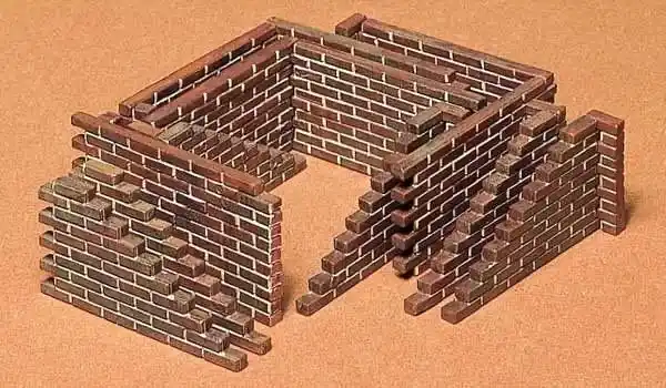 Tamiya Brick Wall Set dioráma / makett kiegészítő Gyors szállítás