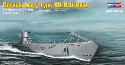 Végkiárusítás HobbyBoss German Navy Type VII-BU-Boat makett