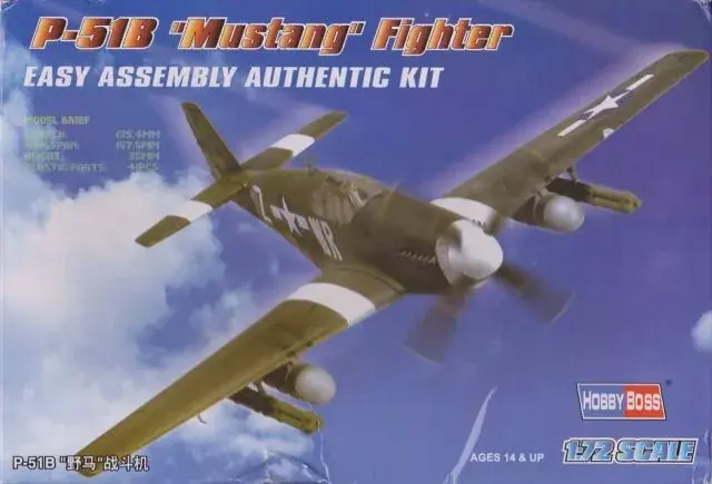 Biztonságos fizetés Hobby Boss P-51B ‘Mustang‘ Fighter makett