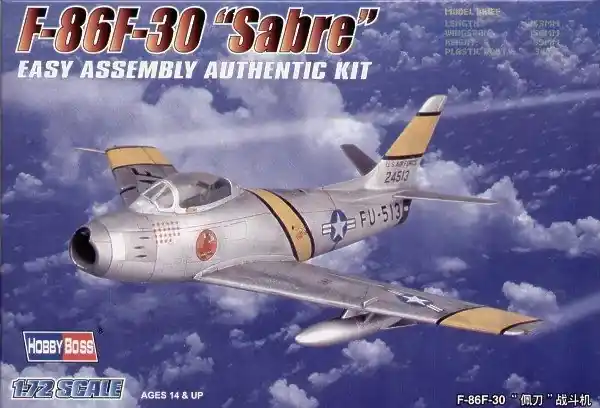 Biztonságos fizetés Hobby Boss F-86F-30 ‘Sabre‘ Fighter makett