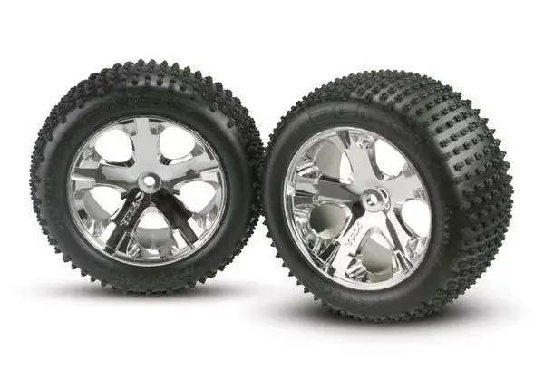 Tires wheels, assembled, glued (2.8") Gyors szállítás