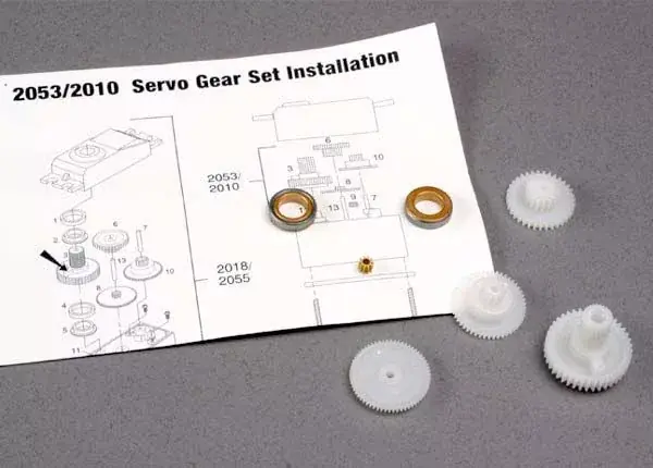 Kihagyhatatlan ajánlat Gear set (for 2018 servos)