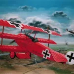 Alacsony ár Revell Fokker Dr.1 Richthofen repülőgép makett