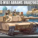 Árcsökkenés Academy M1A1 Abrams Iraq 2003 makett