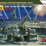 Olcsó Zvezda Soviet 85mm Anti-Aircraft Gun makett