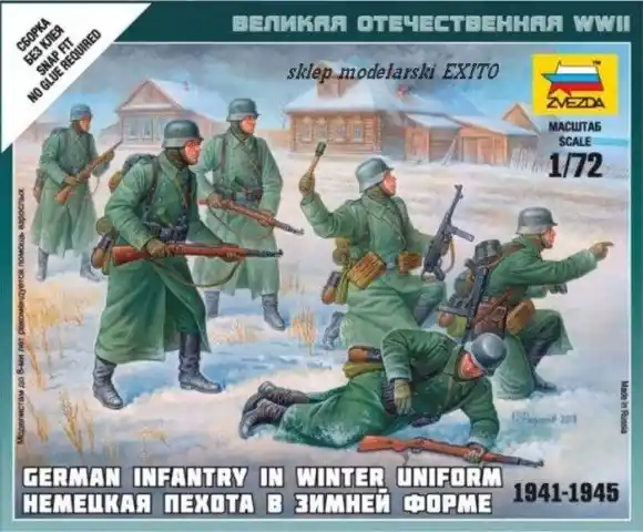 Zvezda German Infantry (Winter Uniform) Kihagyhatatlan ajánlat