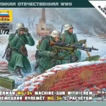 Zvezda German Machine-gun w/Crew Prémium