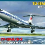 Árengedmény Zvezda Tupolev Tu-134B makett