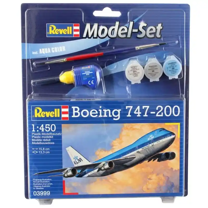 Revell Model Set Boeing 747-200 makett Expressz kézbesítés