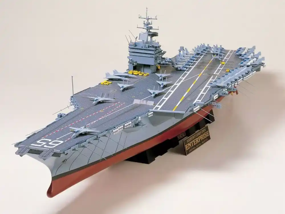 Gyors kiszállítás Tamiya U.S. CVN-65 ENTERPRISE repülőgép-hordozó makett