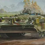 Vásárlói kedvenc Trumpeter Schwedischer Schwerer Panzer Strv 103C harckocsi makett