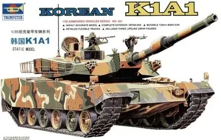 Trumpeter Koreanischer Panzer KIAI harcjármű makett Szezonális akció