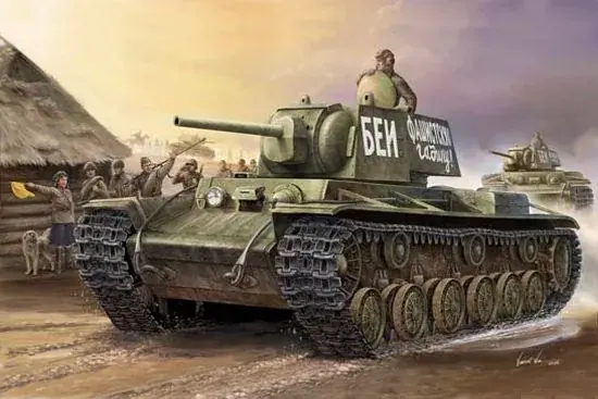 Trumpeter Russland KV-1 (1941) harckocsi makett Vedd meg online