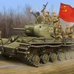Alacsony ár Trumpeter Soviet KV-1S Heavy Tank harckocsi makett