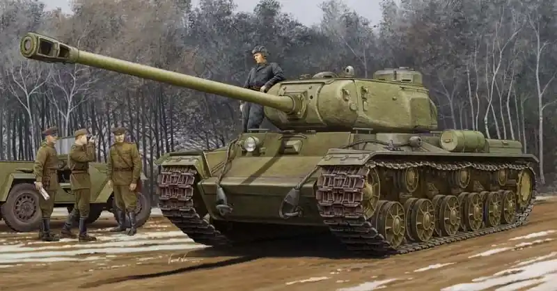 Trumpeter Soviet KV-122 Heavy Tank harckocsi makett Akció